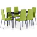 Conjunto de Jantar 7 pcs Verde