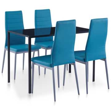 Conjunto de Jantar 5 pcs Azul