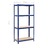 Prateleiras de Arrumação 2 Pcs Azul 80x40x160 Cm Aço e Mdf